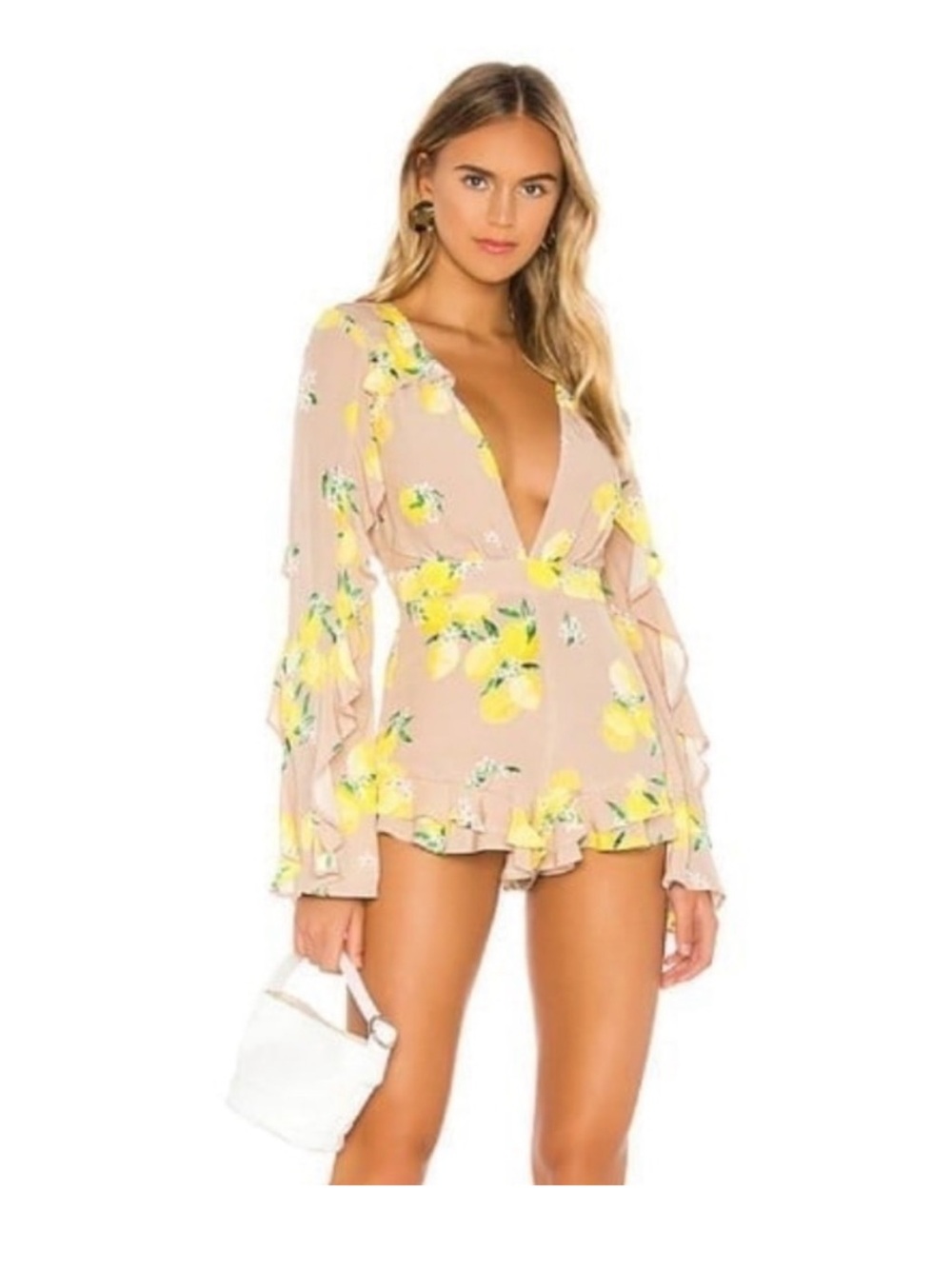 Devon Romper in Tan Lemon
MAJORELLE